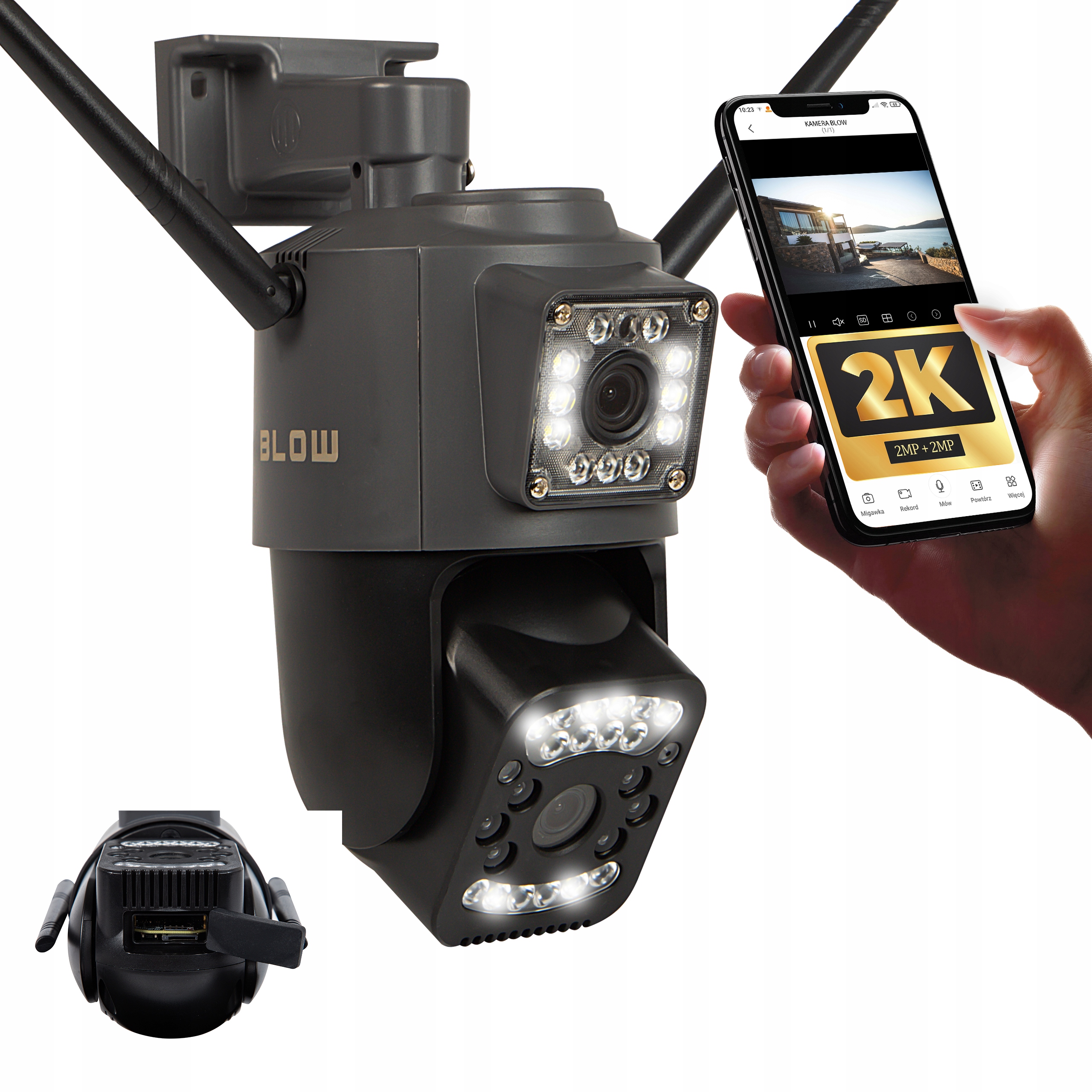 Vonkajšia IP kamera Blow H-332-B